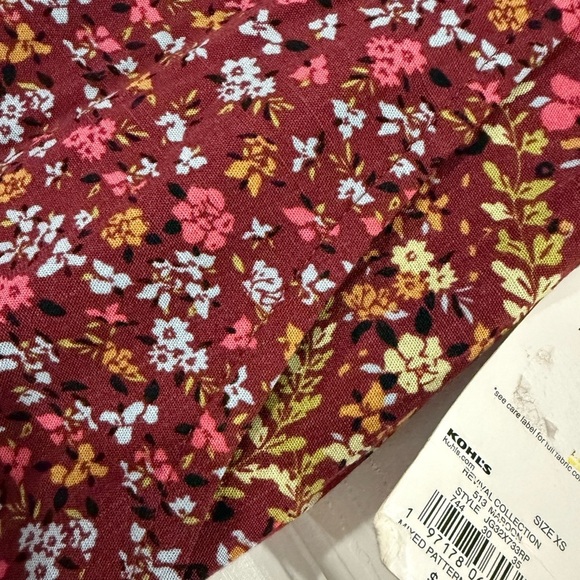 Juniors' SO® Patchwork Flared Pants - Picture 5 of 8